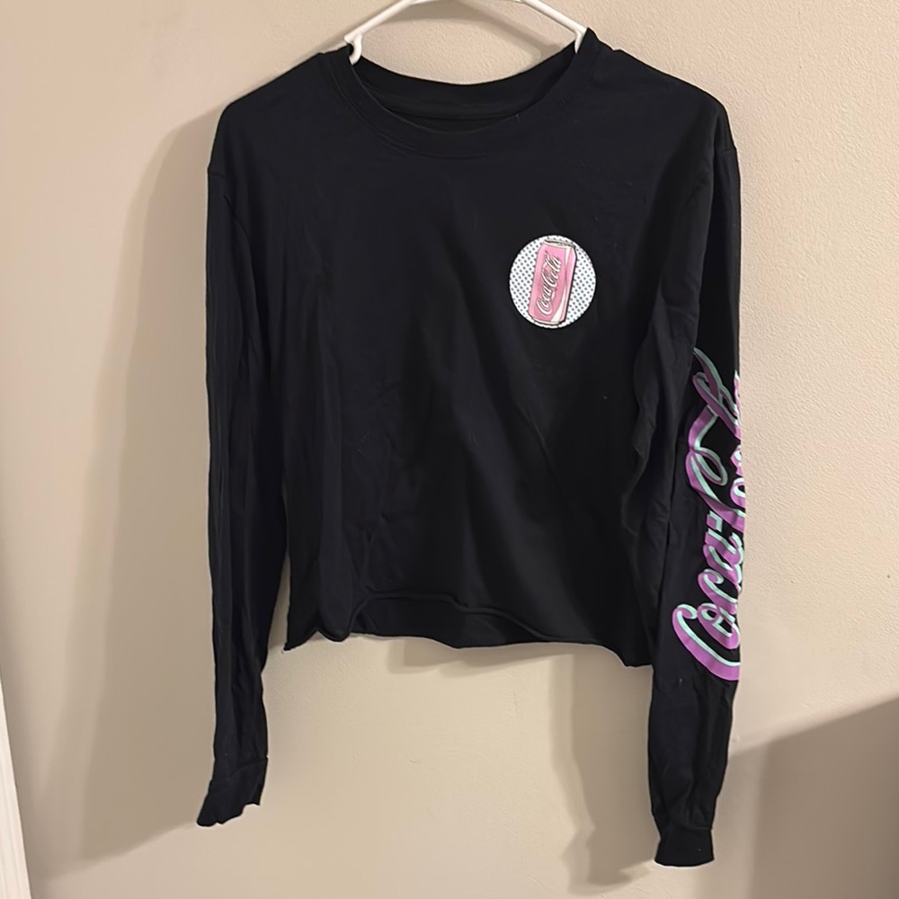 Coca-Cola Black Long Sleeve Shirt